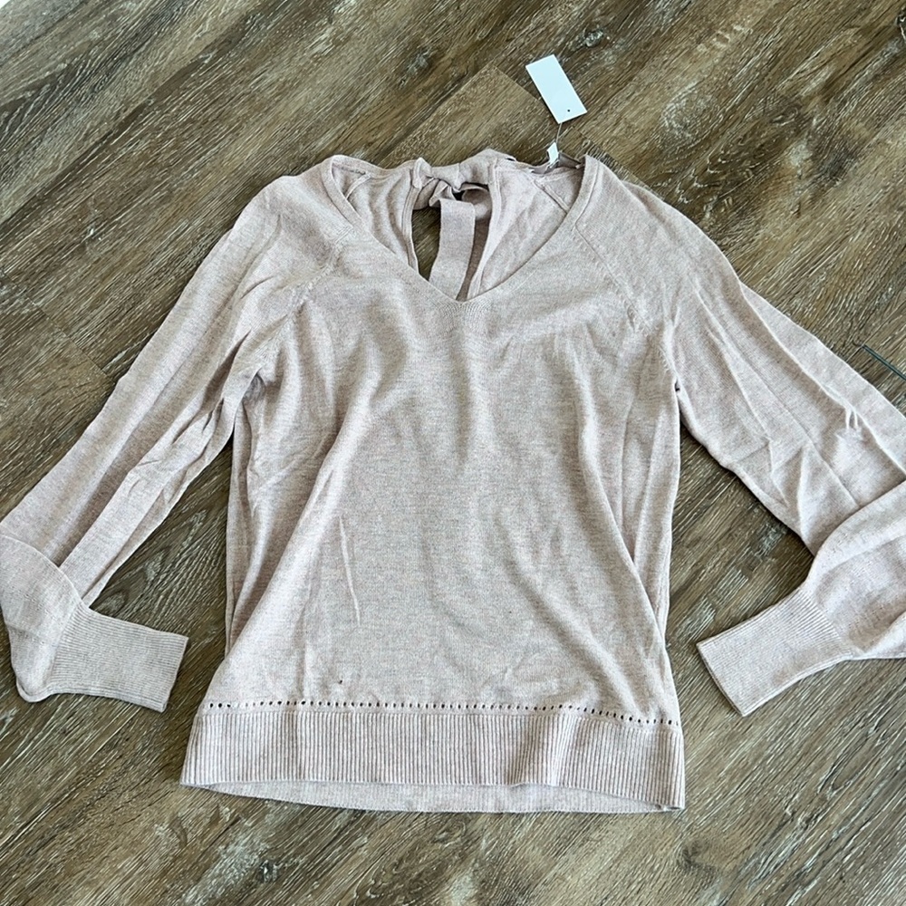 NWT loft tie back sweater